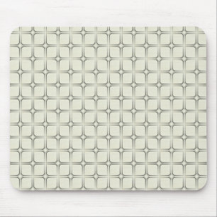 Retro Bliss Mousepad, Ivory Mouse Mat