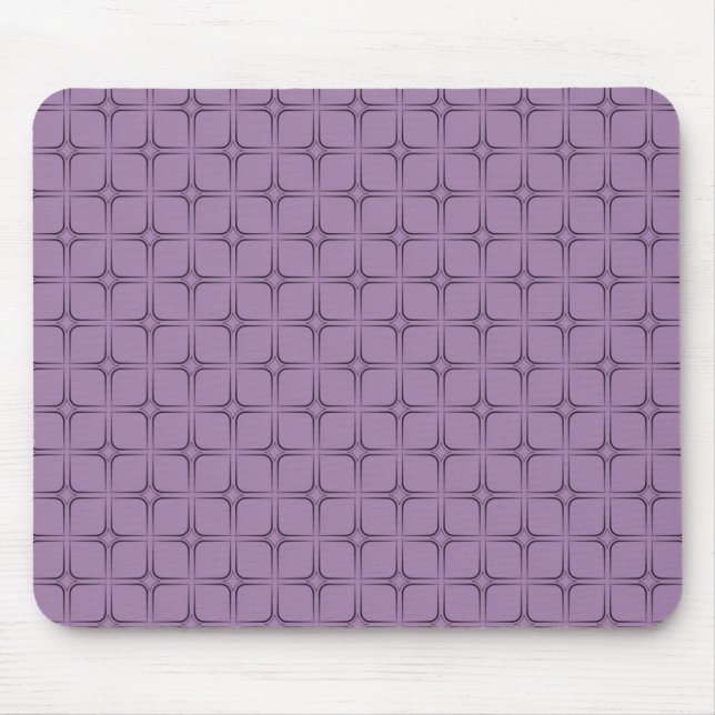 Retro Bliss Mousepad, Lavender Mouse Mat (Front)