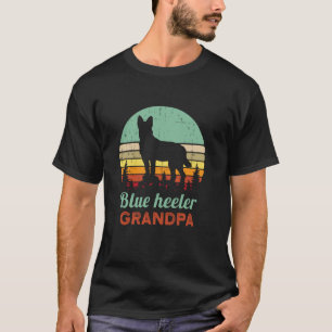 Retro Blue Heeler Grandpa Australian Cattle Dog Gr T-Shirt