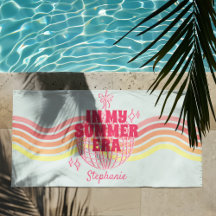 Retro Blue Pink Disco Ball In My Summer Era