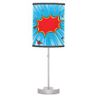 Retro Blue & Red Stars Comic Explosion