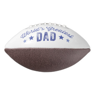 Retro Blue World's Greatest Dad American Football