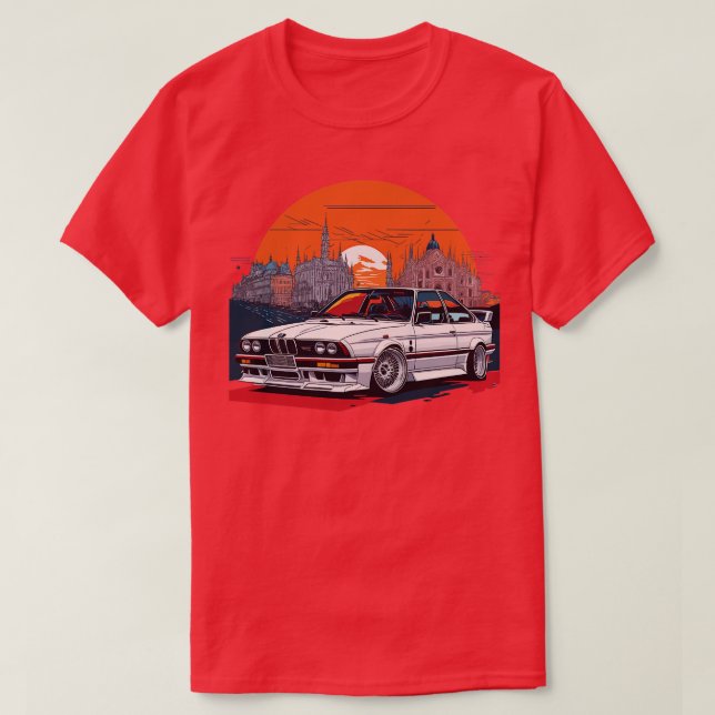 Retro BMW E30 M3 T-Shirt (Design Front)