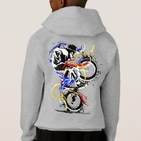 Retro Bmx Bike - Bmx Bicycle Hoodie  - Bmx Apparel