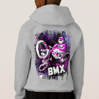 Retro Bmx Bike - Bmx Trick Jump Hoodie
