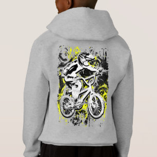 Retro Bmx Bike Race - Bmx Racing Hoodie