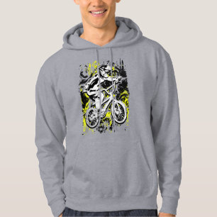 Retro Bmx Bike Race - Bmx Racing Hoodie