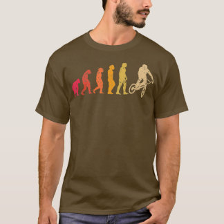 Retro BMX Evolution Vintage Cyclist Development T-Shirt