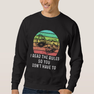 Retro Board Games Vintage Dice Gamer Gaming Geek B Sweatshirt