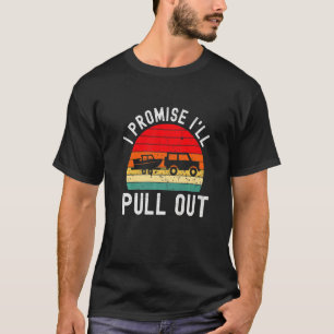Retro Boating Men Boat Captain Hate Pulling Out T-Shirt