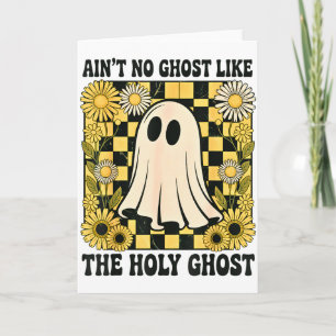 Retro Boho Ain’t No Ghost Like The Holy Ghost, Chr Card