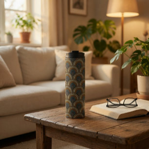 Retro Boho Arch Pattern Thermal Tumbler