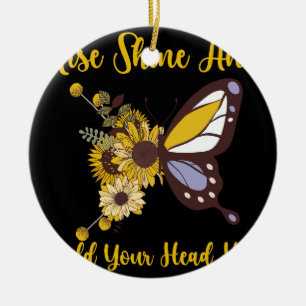 retro boho baby design ceramic tree decoration