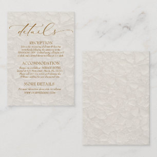 Retro Boho Brown Neutral Details Enclosure Card