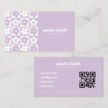 retro boho cute rustic business card