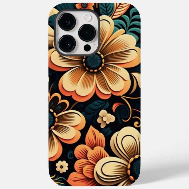 Retro boho flower power Case-Mate iPhone case (Back)