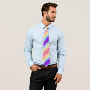 Retro Boho Funky Quirky Xenogender Plaid Pride Tie
