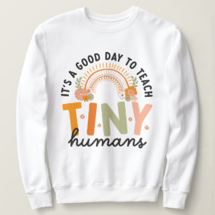 Retro Boho Preschool Teacher Quote Sweatshirt