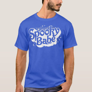 Retro Boho Style Spooky Babe Spooky Season Funny H T-Shirt