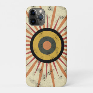 Retro Boho Sunburst Design iPhone 11 Pro Case