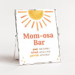 Retro Boho Sunshine Baby Shower Mum Osa Bar Poster<br><div class="desc">Make your event special with this Retro Sun Baby Shower with our cute and lovely printable Mum Osa Bar Sign featuring adorable Here Comes the Son Baby Shower theme. Download,  personalise,  and create lasting memories with this perfect touch for your joyous celebration!

BS640</div>