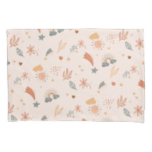 Retro Boho Watercolor Rainbow Neutral