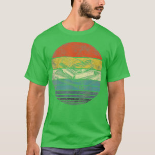 Retro Book Lover Gifts Men Women Library Librarian T-Shirt