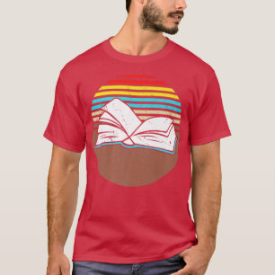 Retro Bookish Vintage Avid Book Likers Graphic Tee