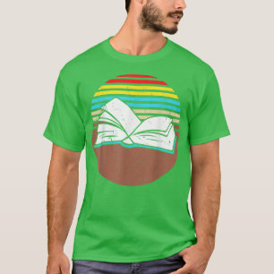 Retro Bookish Vintage Avid Book Likers Graphic Tee