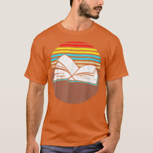 Retro Bookish Vintage Avid Book Likers Graphic Tee