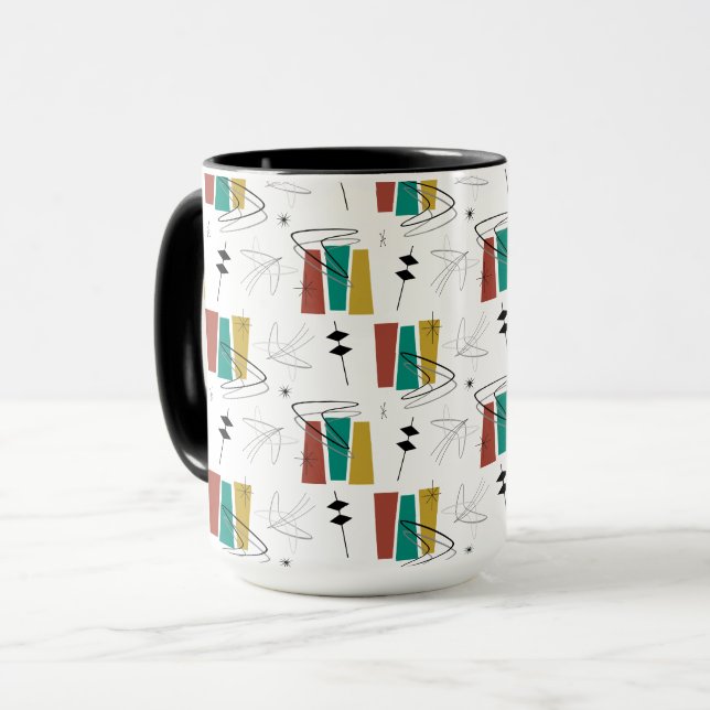 Retro Boom Wedge Mug (Front Left)