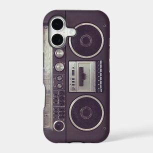 Retro Boombox Cassette Player Funny iPhone5 case
