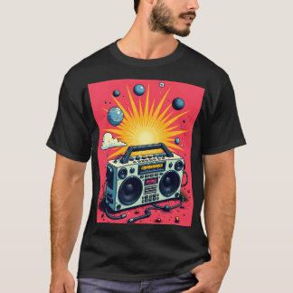 Retro Boombox  T-Shirt