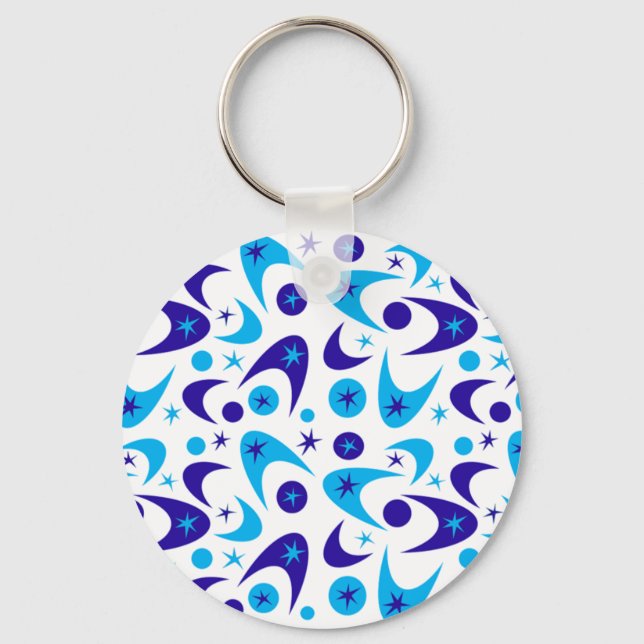 Retro Boomerang Key Ring (Front)