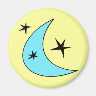 Retro Boomerang Magnet