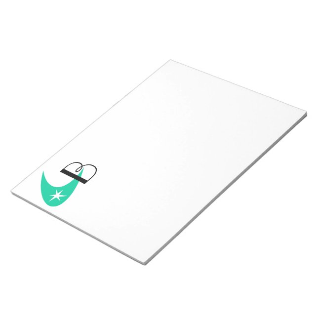 Retro Boomerang Notepad (Angled)