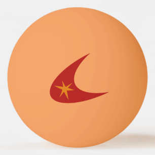 Retro Boomerang Ping Pong Ball