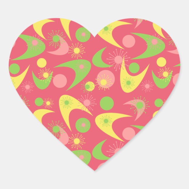 Retro Boomerang Stickers (Front)