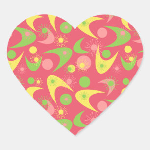 Retro Boomerang Stickers