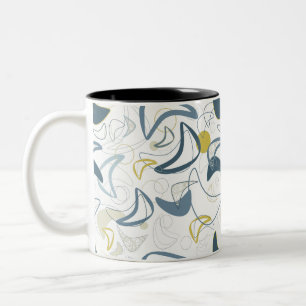 Retro Boomerang! Two-Tone Coffee Mug