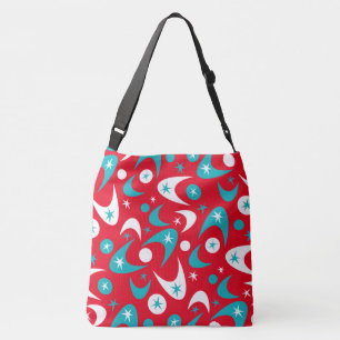 Retro Boomerangs Crossbody Bag