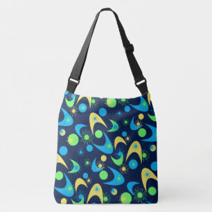 Retro Boomerangs Crossbody Bag