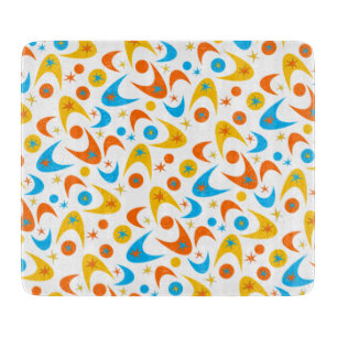 Retro Boomerangs Cutting Board