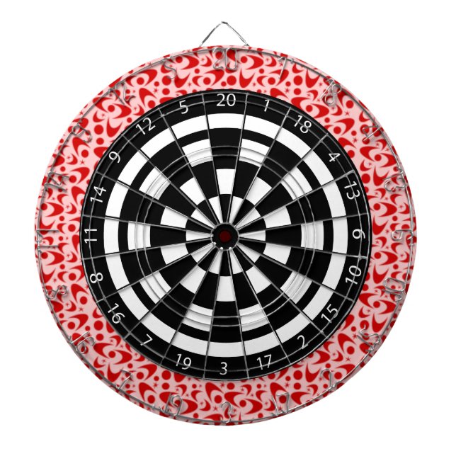 Retro Boomerangs Dartboard (Front)