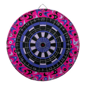 Retro Boomerangs Dartboard