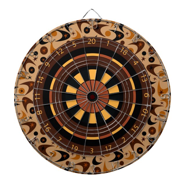 Retro Boomerangs Dartboard (Front)