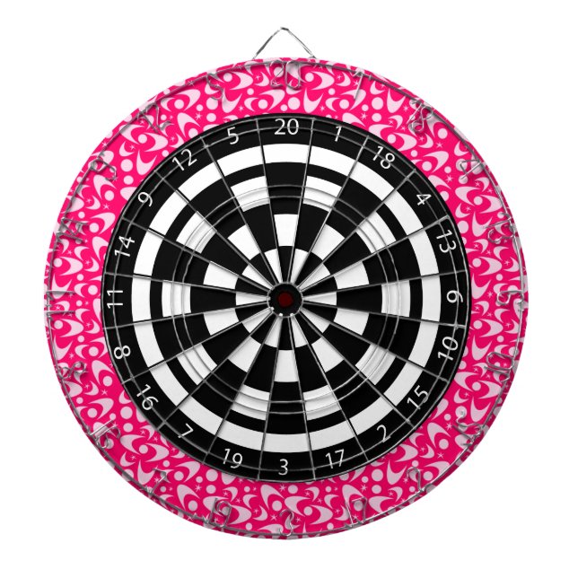 Retro Boomerangs Dartboard (Front)