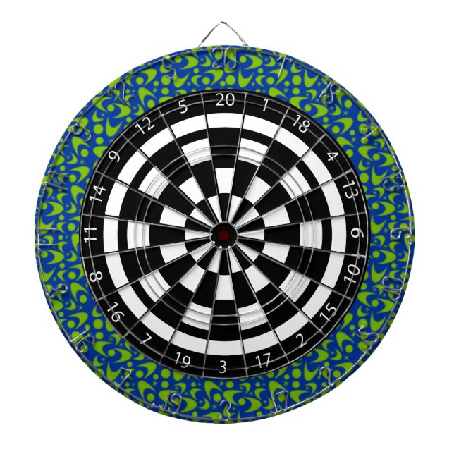 Retro Boomerangs Dartboard (Front)