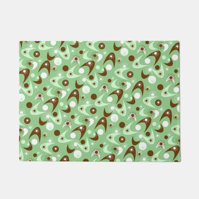 Retro Boomerangs Doormat (Front)