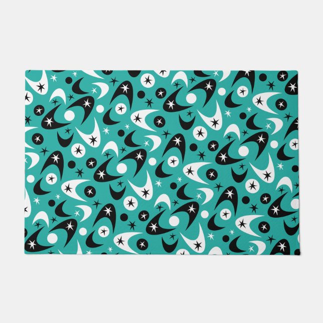 Retro Boomerangs Doormat (Front)